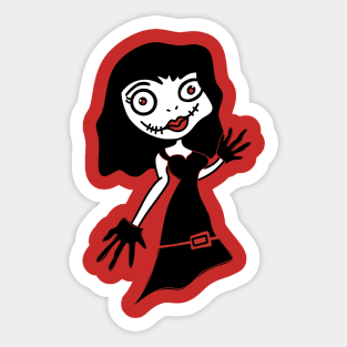 Corpse Gothic Style bride Sticker